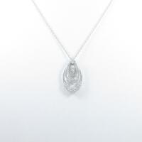 K18WG ダイヤモンドネックレス