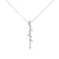 K18WG ダイヤモンドネックレス