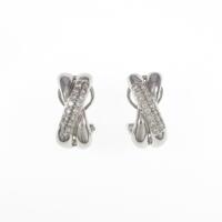 K18WG ダイヤモンドピアス