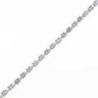 K18WG ダイヤモンドブレスレット