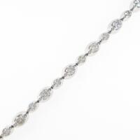 K18WG ダイヤモンドブレスレット