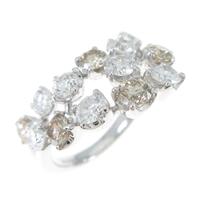 K18WG ダイヤモンドリング