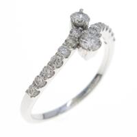 K18WG ダイヤモンドリング