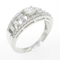 K18WG ダイヤモンドリング