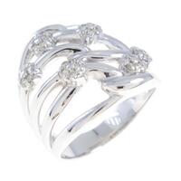 K18WG ダイヤモンドリング