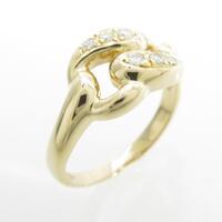 K18YG ダイヤモンドリング