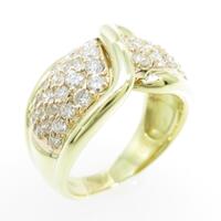 K18YG ダイヤモンドリング