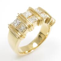 K18YG ダイヤモンドリング