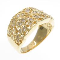 K18YG ダイヤモンドリング