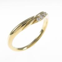 K18YG ダイヤモンドリング