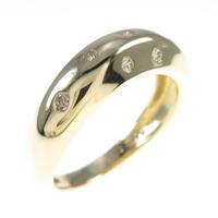 K18YG ダイヤモンドリング