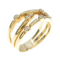 K18YG ダイヤモンドリング