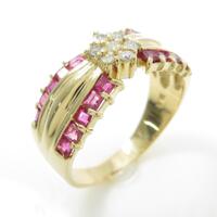 K18YG ルビーリング