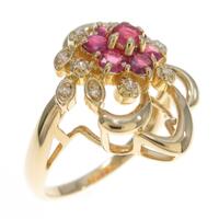 K18YG ルビーリング