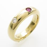 K18YG ルビーリング