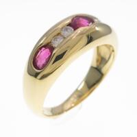 K18YG ルビーリング