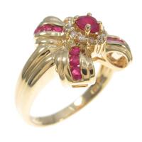 K18YG ルビーリング