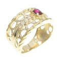 K18YG ルビーリング