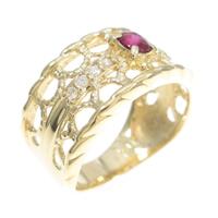 K18YG ルビーリング