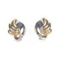 K18YG／PT イヤリング