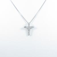 PT クロス ダイヤモンドネックレス