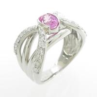 PT ピンクサファイヤリング