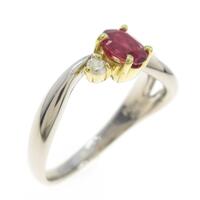 PT／K18YG ルビーリング