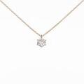 【リメイク】K18PG ダイヤモンドネックレス 0．314ct・I・SI2・GOOD