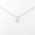 【リメイク】K18YG ダイヤモンドネックレス 0．200ct・F・SI1・VG
