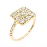 【リメイク】K18YG ダイヤモンドリング