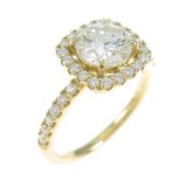 【リメイク】K18YG ダイヤモンドリング 1．012ct・I・SI2・VG