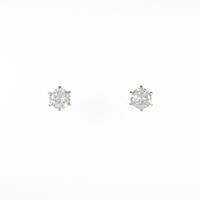 【リメイク】K18YG／ST ダイヤモンドピアス 0．623ct・0．643ct・J?L・VS2・GOOD