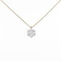 【リメイク】K18YGダイヤモンドネックレス 0．762ct・I・VS2・VERYGOOD