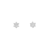 【リメイク】ST／プラチナダイヤモンドピアス 0．343ct・0．356ct・E?F・SI1・VG?GOOD