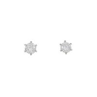 【リメイク】ST／プラチナダイヤモンドピアス 0．422ct・0．452ct・F・VS1?2・GOOD