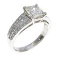 【リメイク】プラチナ ダイヤモンドリング 1．122ct・VLY・SI2・プリンセスカット