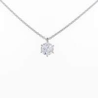 【リメイク】プラチナダイヤモンドネックレス 0．334ct・D・VVS1・EXT・H＆C