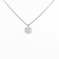 【リメイク】プラチナダイヤモンドネックレス 0．507ct・I・SI1・VG
