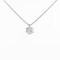 【リメイク】プラチナダイヤモンドネックレス 0．628ct・D・SI2・VG