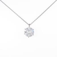 【リメイク】プラチナダイヤモンドネックレス 4．112ct・G・I1・FAIR
