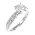 【リメイク】プラチナダイヤモンドリング 0．619ct・F・SI2・VG