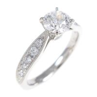 【リメイク】プラチナダイヤモンドリング 0．619ct・F・SI2・VG