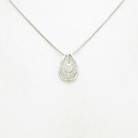 【新品】プラチナダイヤモンドネックレス 0．211ct・E・VS2・GOOD