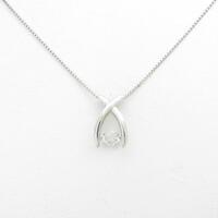 【新品】プラチナダイヤモンドネックレス 0．301ct・G・SI1・VG