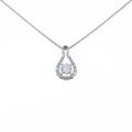 【新品】プラチナダイヤモンドネックレス 0．324ct・D・SI2・GOOD