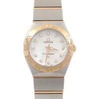 オメガ 123．20．24．60．55．001 コンステレーションブラッシュ RGコンビ・12P クォーツ