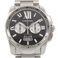 カルティエ W7100061 カリブル・ドゥ・カルティエクロノ 自動巻