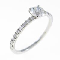 カルティエ エタンセル リング 0．33ct・H・VVS1・3EXT