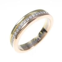 カルティエ スリーゴールド リング