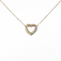 カルティエ トリニティ ハート ネックレス